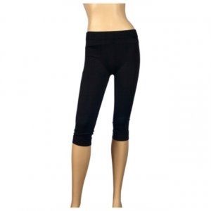 Black leggings knee length